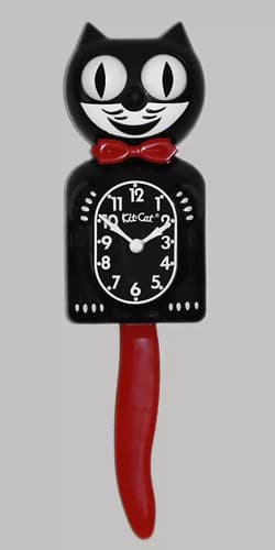 Reloj De Pared Kit Kat Crimson - A Pedido_exkarg Negro 2