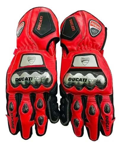 Guantes De Moto Ducati Corse - A Pedido_exkarg Rojo