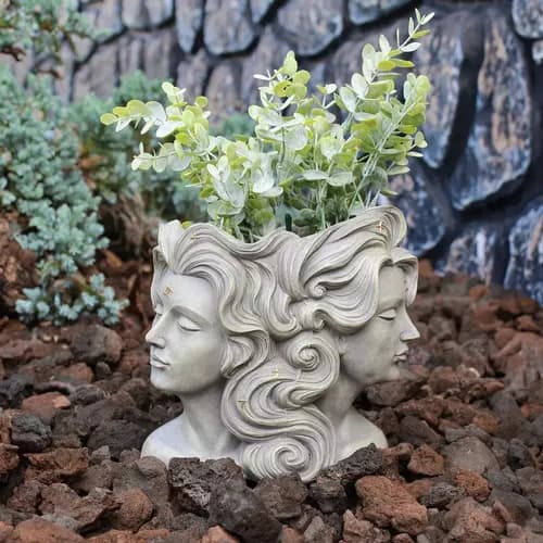 Maceta 2-headed Gemini - A Pedido_exkarg Gris 5