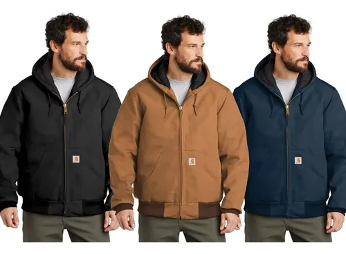 Campera Carhartt Mens Quilted Flannel - A Pedido_exkarg Negro 4
