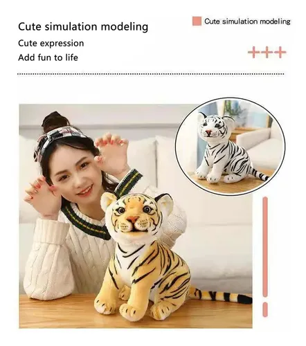 Muñeco Peluche Tiger Stuffed - A Pedido_exkarg Naranja 2
