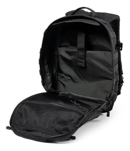 Mochila 5.11 Tactical Rush 12 2.0 Negra Impermeable Porta Notebook 24l Negro Liso 3