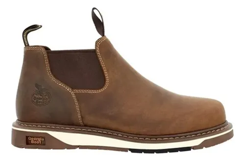 Botas Georgia Boots Mens Chelsea - A Pedido Marrón 37 Ar 2