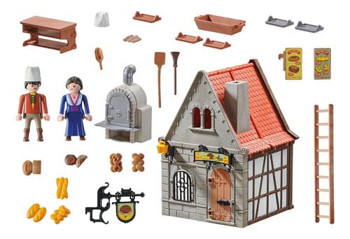 Playset Para Muñecas Y Muñecos Playmobil History 70954 Color Rojo 5