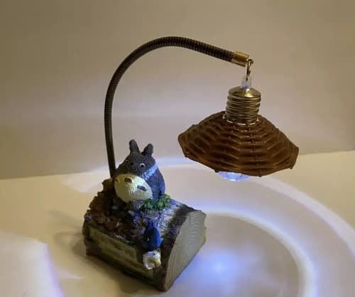 Lampara De Mesa  Mi Vecino Totoro - A Pedido_exkarg Marrón 4