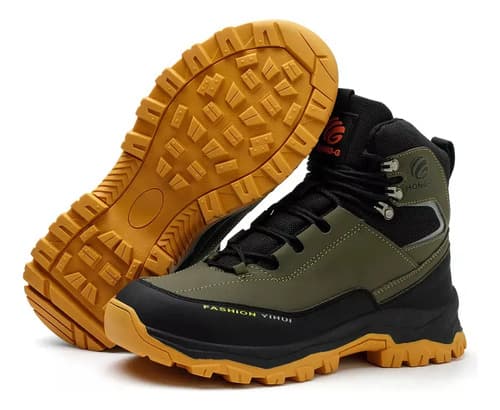 Botas De Seguridad Safety &work - A Pedido_exkarg Verde 41 Ar 5