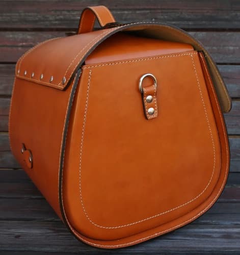 Baul Porta Equipaje Top Moto Vespa - A Pedido_exkarg Marrón 8
