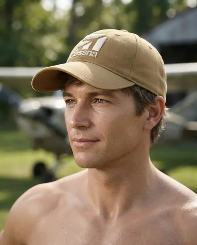 Gorra Red Canoe Cessna 3d Logo - A Pedido_exkarg Beige M