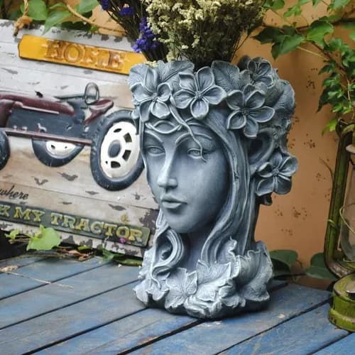 Maceta Sungmor Goddess Head - A Pedido_exkarg X 6