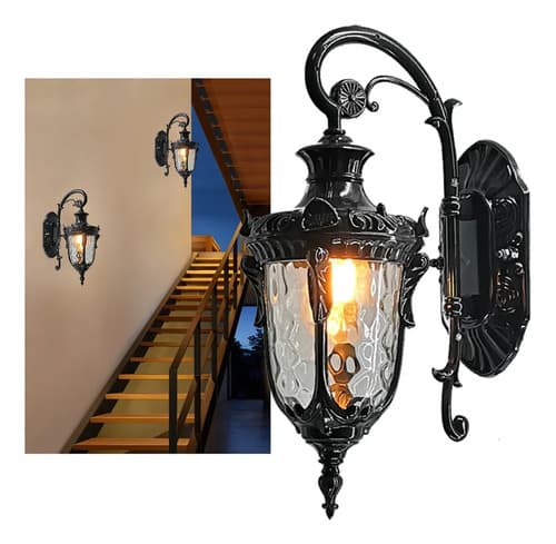 Farol Outdoor Wall Light Fixture - A Pedido Negro 3
