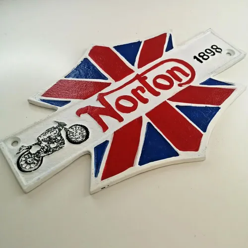 Cartel  Decorativo Manx Norton Motorcycle - A Pedido_exkarg X 4