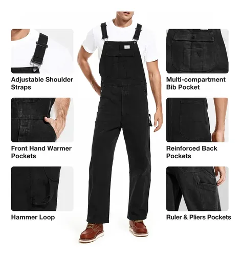 Mono De Trabajo Hisea Para Hombre - A Pedido Marrón Xxs 4