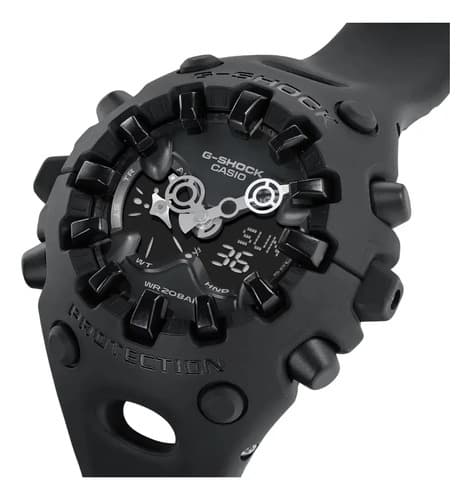 Reloj Casio G-shock Ga-v01 Analógico-digital Para Hombre Con Correa Negra Negro 4