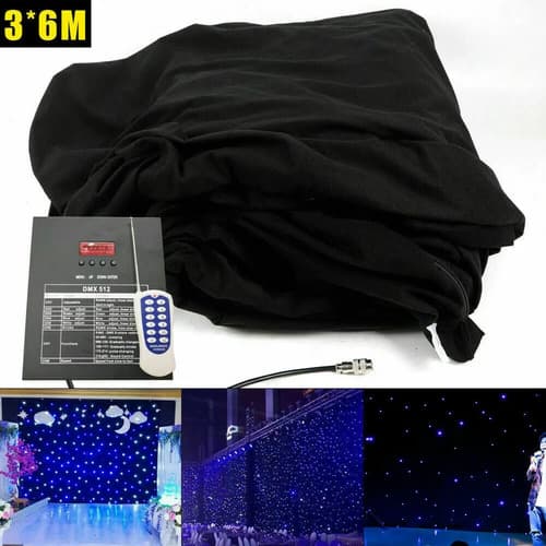 Cortina De Estrellas Led Cielo Estrellado Dmx512 - A Pedido Azul 7
