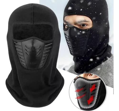 Balaclava Winter Aviator Trooper - A Pedido_exkarg Negro X 7