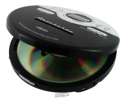 Reproductor De Cd Portatil Studebaker - A Pedido_exkarg Negro 2