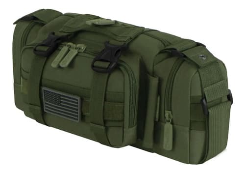 Riñonera Tactica East West Usa Olive - A Pedido_exkarg Verde Oliva 3