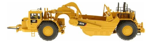 Camioneta Caterpillar 657g 1:50 Diecast Masters Amarilla Amarillo 3