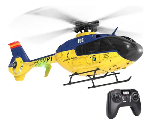 Helicoptero A Radio Control Yxznrc Rc - A Pedido_exkarg Azul