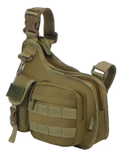 Cartera Morral East West Usa Tactical - A Pedido_exkarg Marrón 2