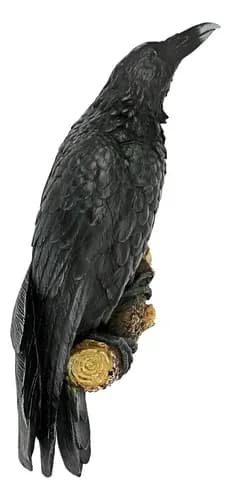 Escultura Pajaro Decorativo Design Toscano - A Pedido_exkarg Negro