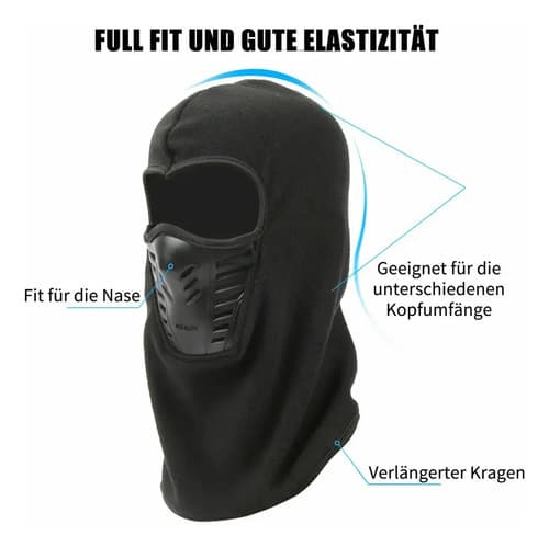 Balaclava Winter Aviator Trooper - A Pedido_exkarg Negro X 3