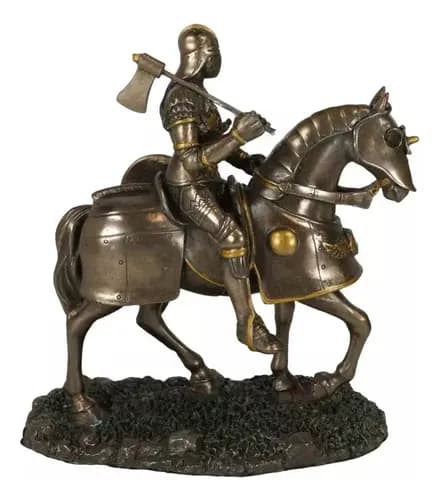 Estatua Medieval Suit Of Armor Knight - A Pedido_exkarg Marrón 2