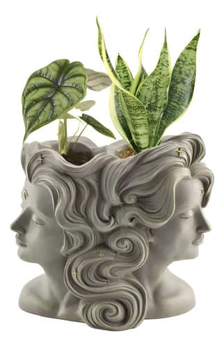 Maceta 2-headed Gemini - A Pedido_exkarg Gris