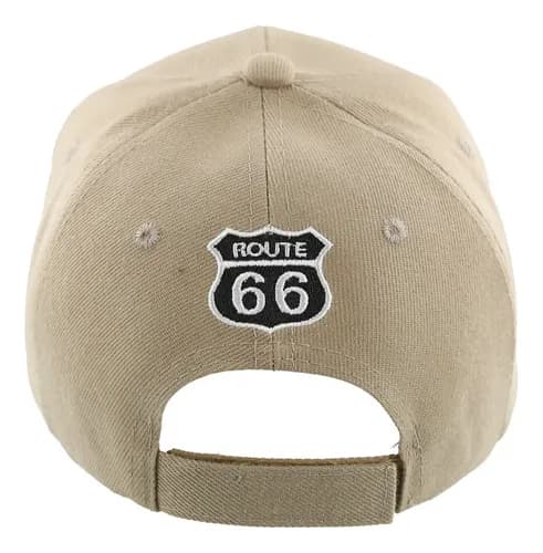 Gorra Big Truck Route 66 - A Pedido_exkarg Beige Adulto Ajustable 4