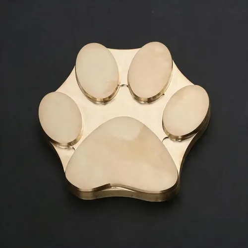Sello De Cuero Con Logotipo / Para Tallar Madera - A Pedido Dorado 2