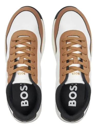 Zapatillas Boss Men's Sneakers Titanium - A Pedido_exkarg Blanco 34,5 Ar 3