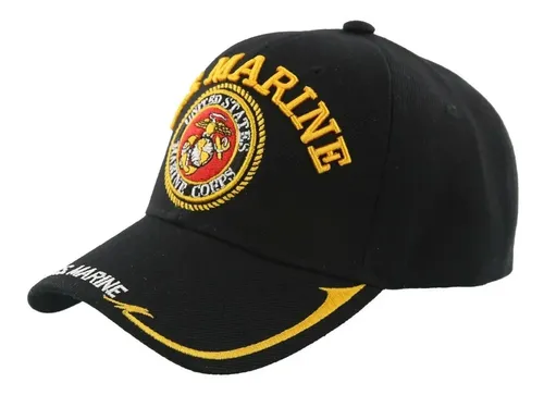 Gorra Us Marine Corps Usmc - A Pedido_exkarg Negro Xxx 4