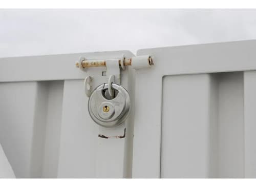 Candado Con Llave Brinks De Alta Resistencia - A Pedido Plateado 2