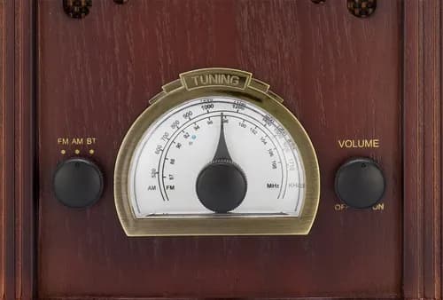 Radio Clearclick Retro Am Fm Radio Bluetooth - A Pedido Marrón 3