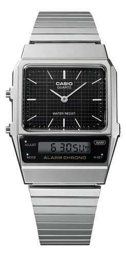 Reloj Casio Aq-800e-1a Analogo Digital - A Pedido_exkarg Plateado Negro 2