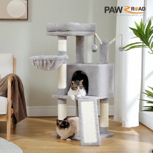 Rascador Para Gatos + Escalador Condo - A Pedido_exkarg Beige 4