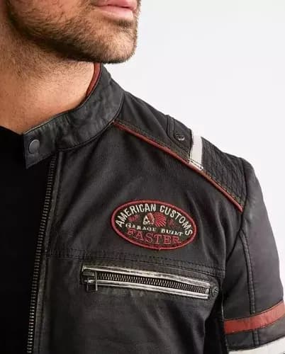 Campera Affliction Men's Leather Jacket - A Pedido_exkarg Negro 38 3