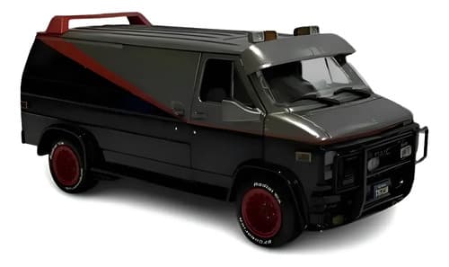 Camioneta De Coleccion Brigada A - A Pedido_exkarg Negro
