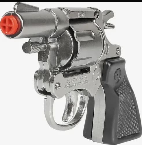 Revolver A Cebita  38 Snub Nose - A Pedido Plateado 3