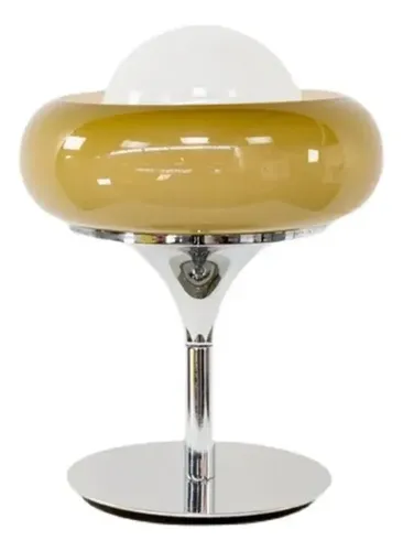 Lámpara De Mesa Led De Diseño Retro Bauhaus - A Pedido Naranja 2