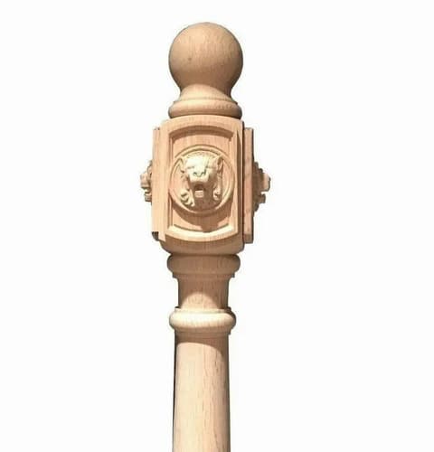 Escultura Decorativa De Madera Lion - A Pedido_exkarg 1 3