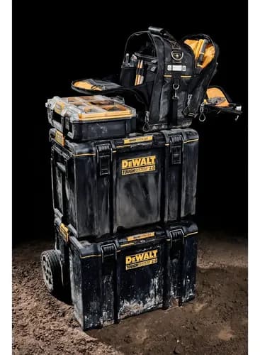 Mochila Para Herramientas Toughsystem Dwst08025 Dewalt Color Negro 6