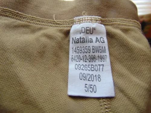Calzoncillos Largos De Algodón Del Ejército Checo - A Pedido Marrón 38 4