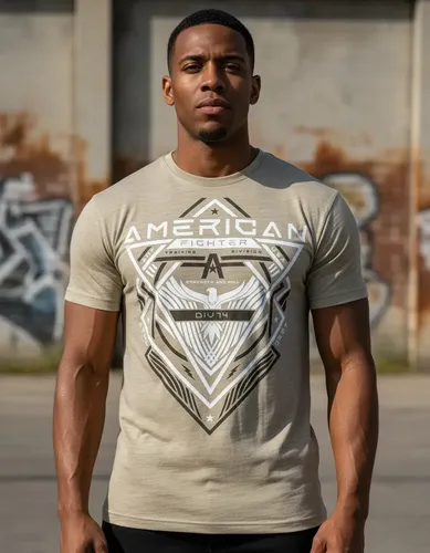 Remera American Fighter Men's - A Pedido_exkarg Marrón M