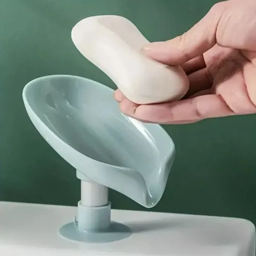 Jabonera Con Forma De Hoja - A Pedido_exkarg Verde 2