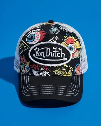 Gorra Von Dutch Hat Black Jax Psycho - A Pedido Negro M 6