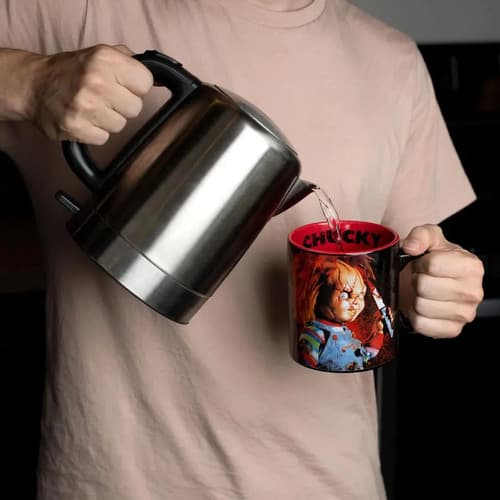 Taza Ceramica Child's Play Chucky - A Pedido_exkarg Negro 4