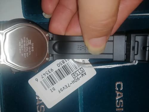 Reloj Casio Digital/analógico Para Hombre Con Correa De Resina Negra Negro 9