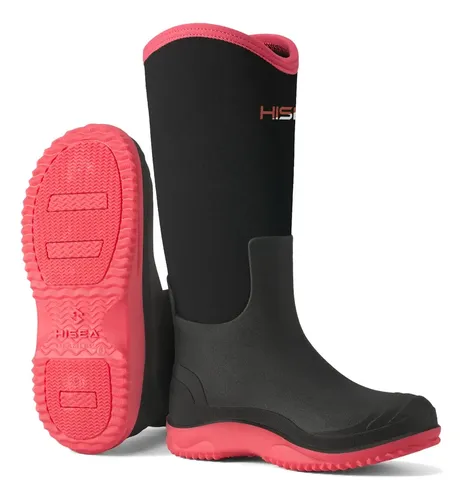 Botas Altas Impermeables Para Mujer Hisea - A Pedido Amarillo 35 Ar 2