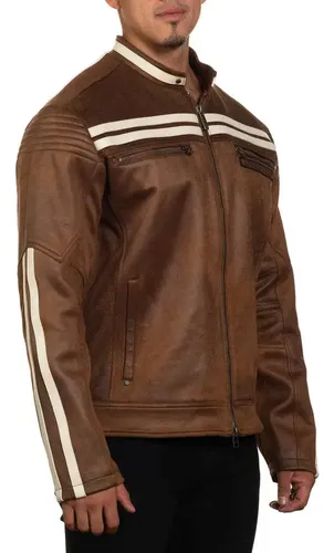 Campera Affliction Men's Faux Trident - A Pedido_exkarg Marrón 38 2
